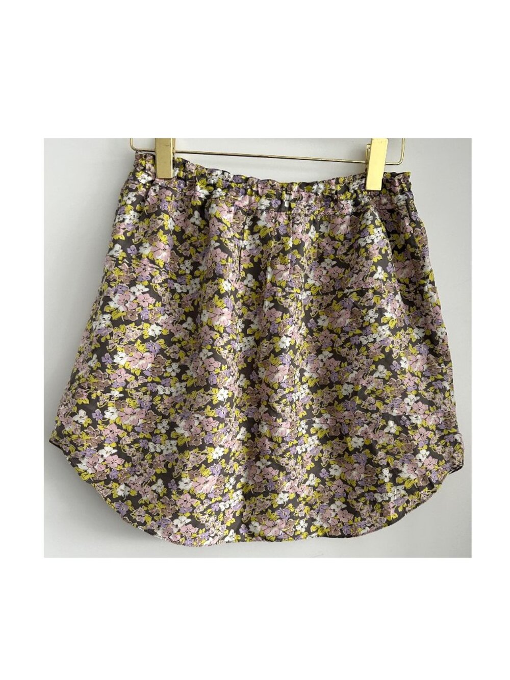 Wilfred Silk Multi Color Mini Skirt Stretchable Sz 2